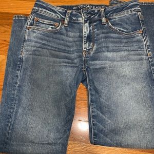 American eagle super stretch  straight jeans